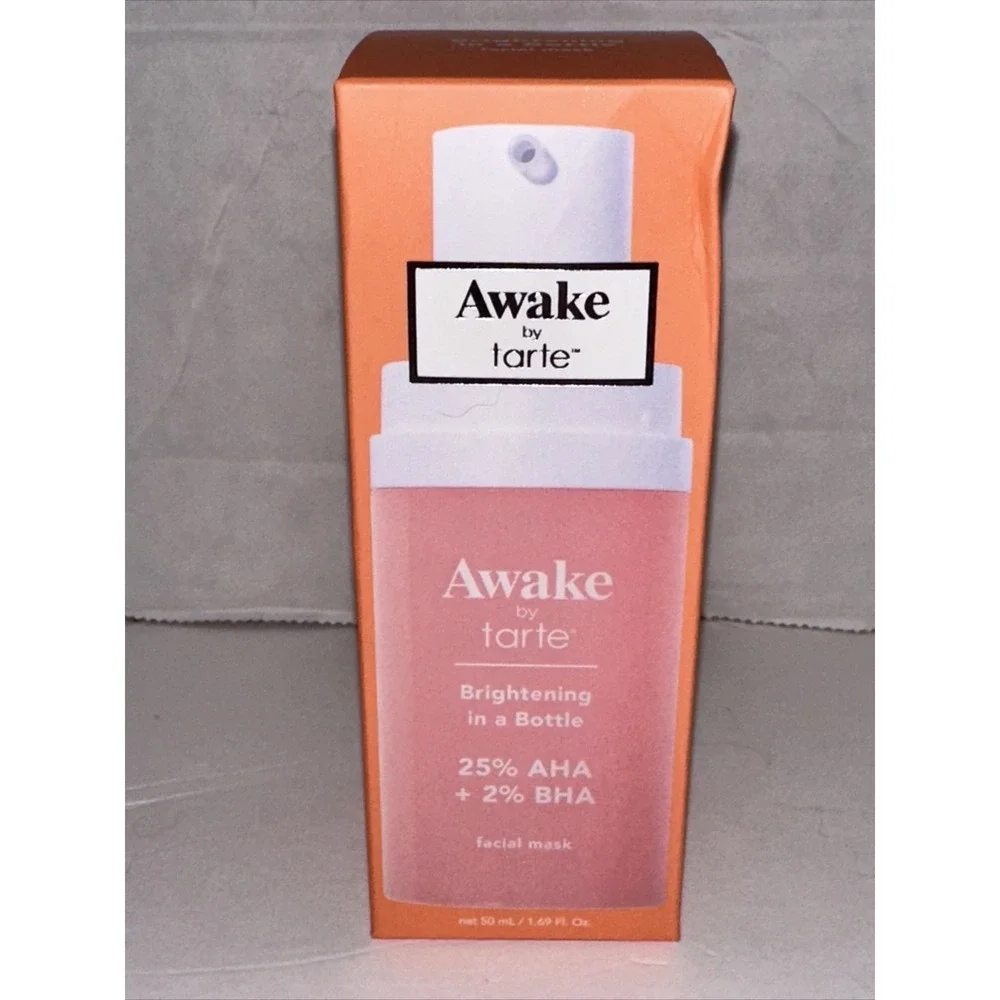 Awake by Tarte Brightening in a Bottle Facial Mask 25%‎ AHA 2% BHA 50ml 1.69oz